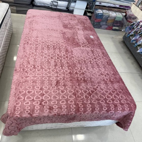 پتو تیسا یک نفره صورتی