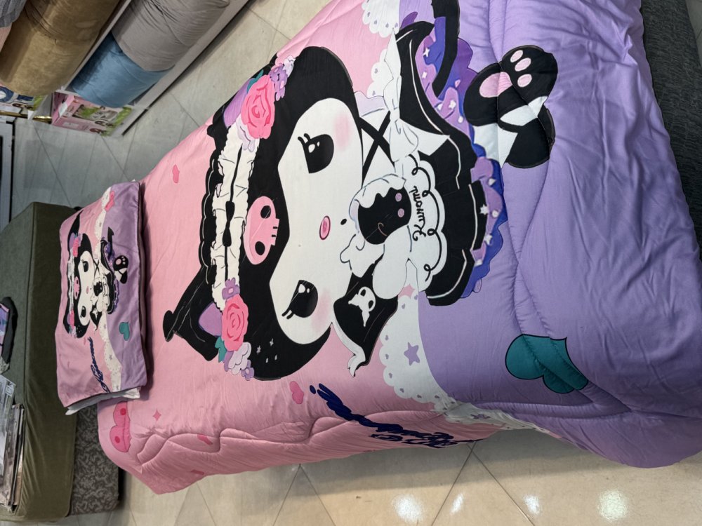 روتختی عروسکی طرح کرومی زمینه صورتی