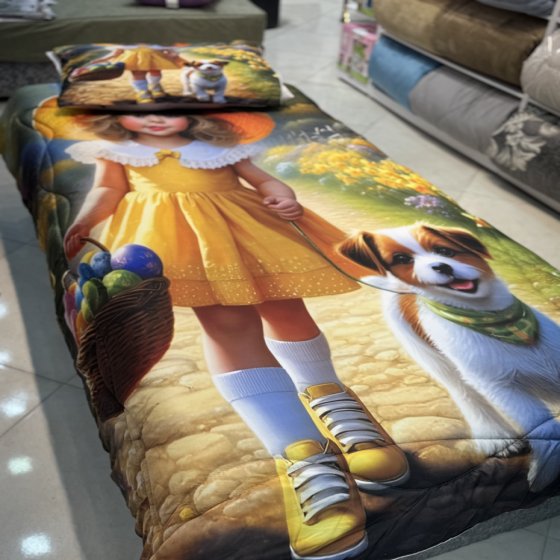 روتختی عروسکی دختر با سگش