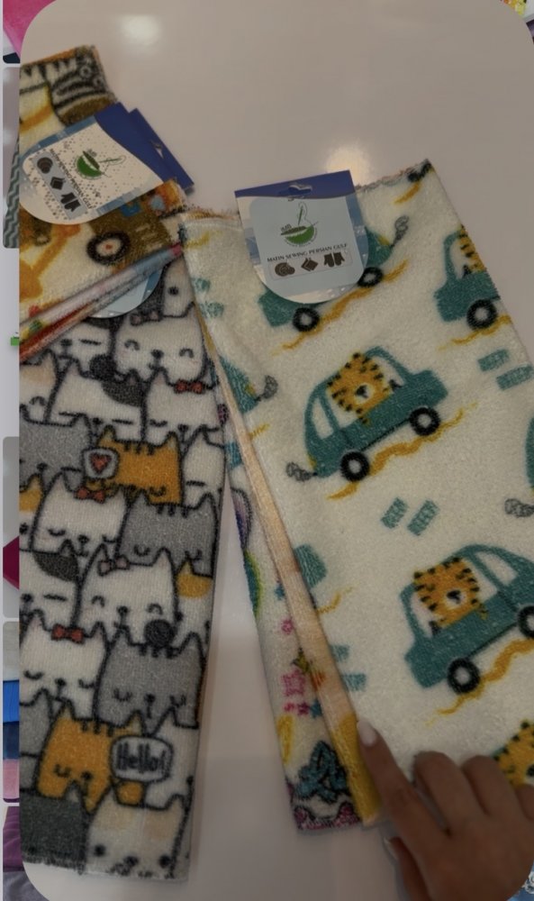 بسته 3عددی دستمال حوله ای عروسکی