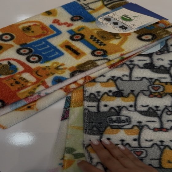 بسته 3عددی دستمال حوله ای عروسکی