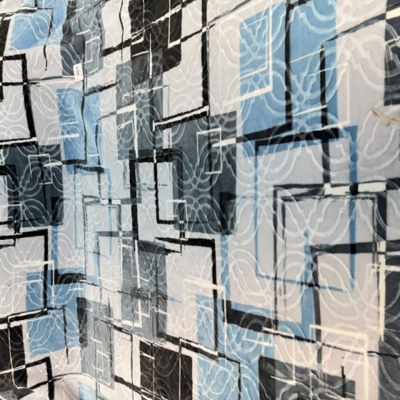 پتو دونفره اتیس شادیلون طرحدار ابی